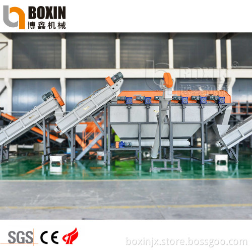 HDPE/LLDPE Plastic Bag Washing Line for PE Film Recycling